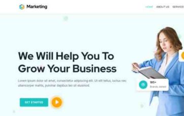 Kortez Marketing (screenshot desktop)