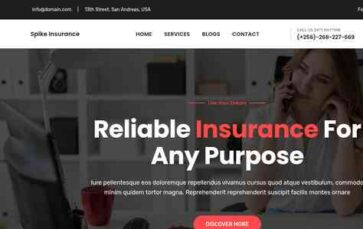 Spike Insurance (screenshot desktop)