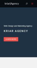 Kriar Agency (screenshot mobile)