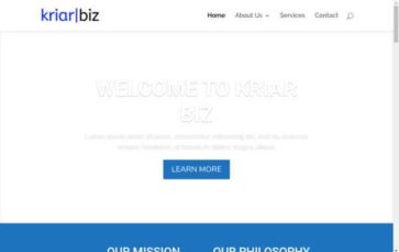 Kriar Biz (screenshot desktop)
