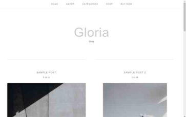 Gloria (LA LUCE Design) - (screenshot desktop)