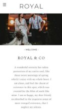 Screenshot Mobile Royal (La Lune Creative) - (screenshot mobile)
