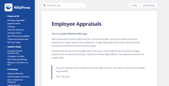 WikiPress (Launch & Sell)