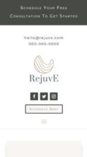 Rejuve (screenshot mobile)