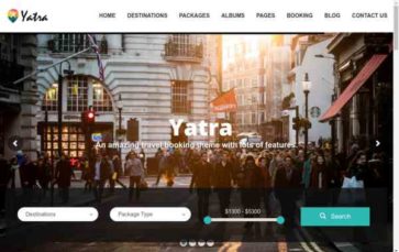 Yatra Travel (screenshot desktop)