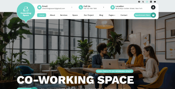 Coworking Office Pro (Legacy Themes)