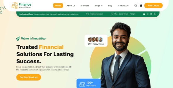 Financial Advisor Pro (Legacy Themes)