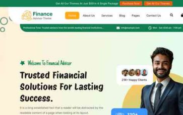 Financial Advisor Pro (screenshot desktop)