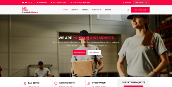 Home Shifting Services Pro (Legacy Themes)