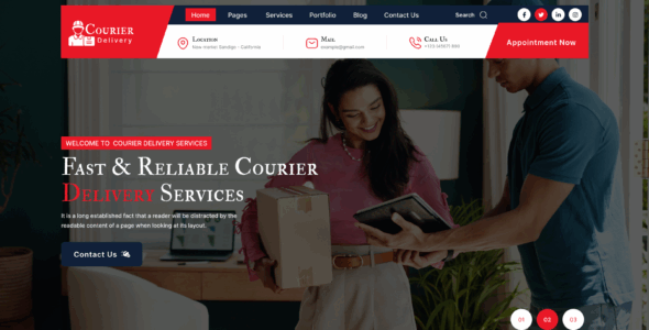 Online Courier Services Pro (Legacy Themes)