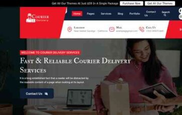 Online Courier Services Pro (screenshot desktop)