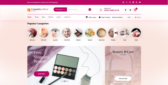 Pedicure Makeup Store Pro (Legacy Themes)