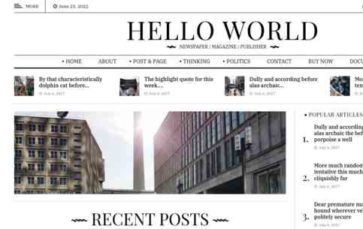 Hewo (screenshot desktop)