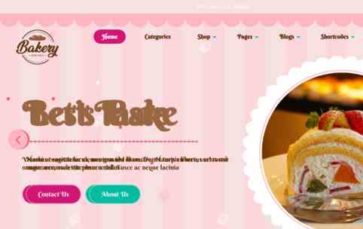 Cake Bakery Pro (screenshot desktop)