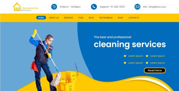 Cleaning Business Pro (Logical Themes)