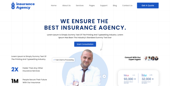 Policyguard Insurance Agency Pro (Logical Themes)