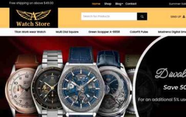 Watch Store Pro (screenshot desktop)