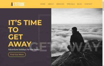 Screenshot Desktop Altitude (Love Divi) - (screenshot desktop)