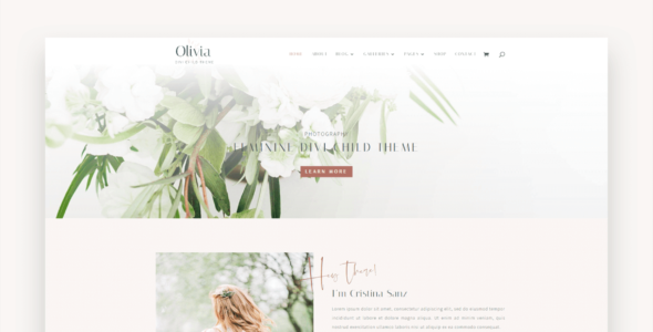 Olivia for Divi (Lovely Confetti)