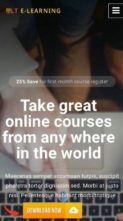 LT eLearning (screenshot mobile)