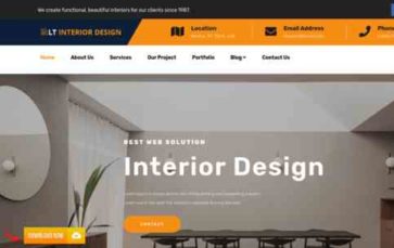 LT Interior Design (screenshot desktop)
