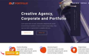 LT Portfolio (screenshot desktop)