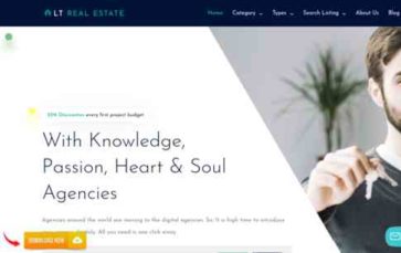 LT Real Estate (screenshot desktop)