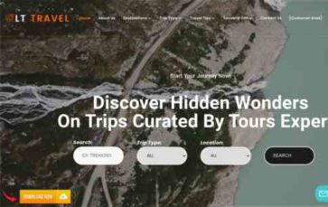 LT Travel (screenshot desktop)