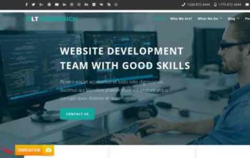 LT Web Design (screenshot desktop)