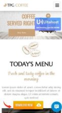 TPG Coffee (screenshot mobile)