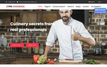 TPG Cookbook (screenshot desktop)
