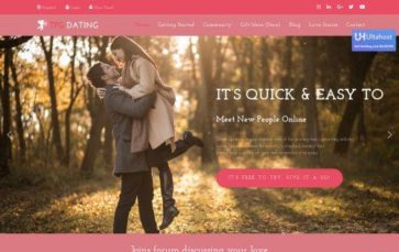 Screenshot Desktop TPG Dating (screenshot desktop)