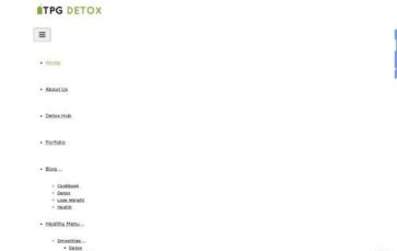 TPG Detox (screenshot desktop)