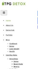 TPG Detox (screenshot mobile)