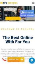 TPG eSchool (screenshot mobile)