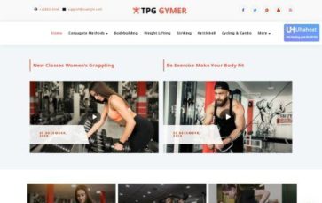 TPG Gymer (screenshot desktop)
