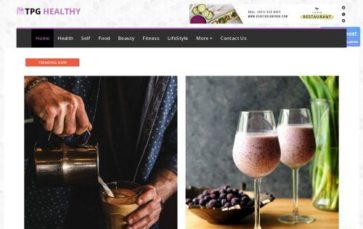 TPG Healthy (screenshot desktop)