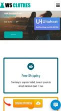 WS Clothes (screenshot mobile)