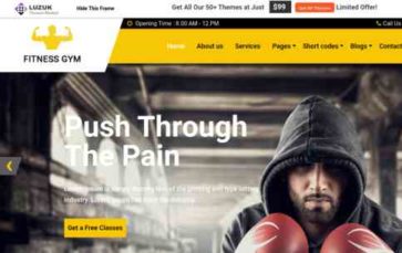 Fitness Club Gym Pro (screenshot desktop)