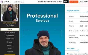 Jobstride Resume Pro (screenshot desktop)