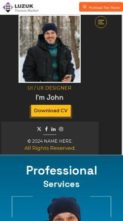 Jobstride Resume Pro (screenshot mobile)