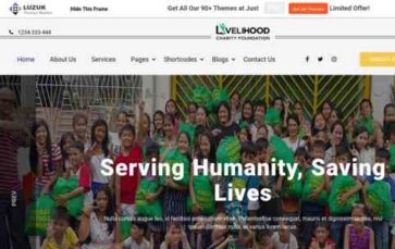 Social NGO Pro (screenshot desktop)