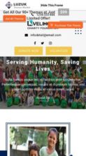 Social NGO Pro (screenshot mobile)