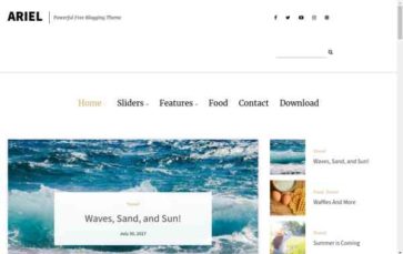 Ariel (screenshot desktop)