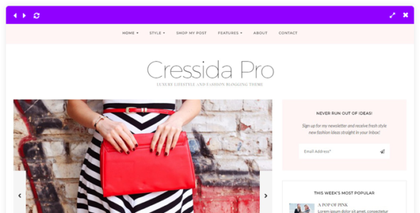 Cressida Pro (LyraThemes)