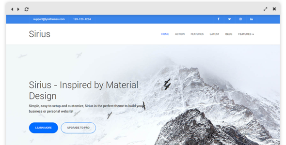 Sirius Lite (LyraThemes)