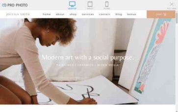 Screenshot Desktop Artist + Educator (screenshot desktop)