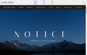 Notice (Mark Brand Boutique) - (screenshot desktop)