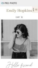 Screenshot Mobile Photographer + Educator Shop Collection (screenshot mobile)