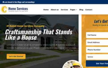 Home Services (Mark Hendriksen) - (screenshot desktop)